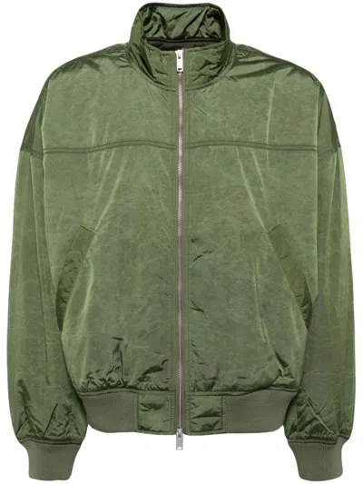 Five Cm Panelled Jacket In Green