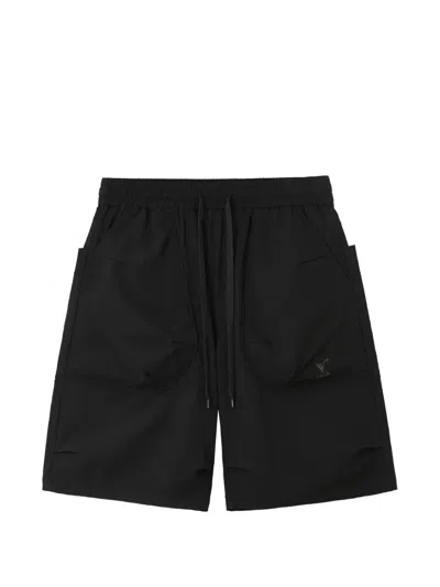 Five Cm Patch Pocket Shorts In Black