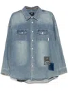Five Cm Hemd Mit Patches In Blau