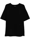 Five Cm Patched T-shirt In Schwarz