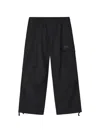 Five Cm Patch-pocket Trousers In Black