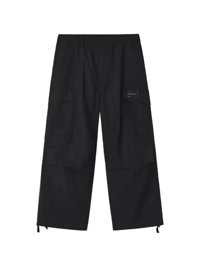 Five Cm Patch-pocket Trousers In Black