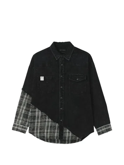 Five Cm Patchwork Shirt In Multi