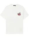 Five Cm Pomegranate-print Cotton T-shirt In White