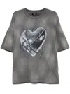 Five Cm T-shirt Mit Print In Grau