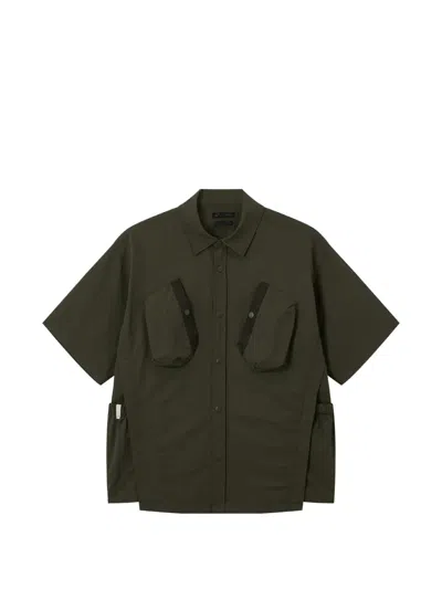 Five Cm Hemd Mit Kurzen Ärmeln In Green