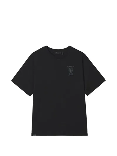 Five Cm Skull-graphic T-shirt In Black