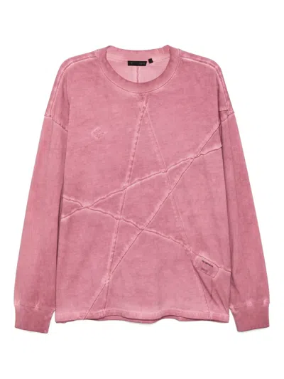 Five Cm Star-embellished T-shirt In Pink