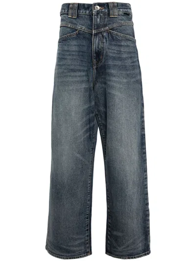 Five Cm Straight-leg Jeans In Blue