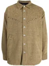 Five Cm Hemd Mit Nieten In Yellow