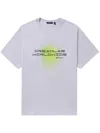 Five Cm Text-print Cotton T-shirt In Purple