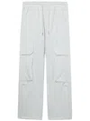 Five Cm Wide-leg Cargo Track Pants In Grey