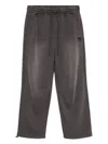 Five Cm Wide-leg Sweatpants In Gray