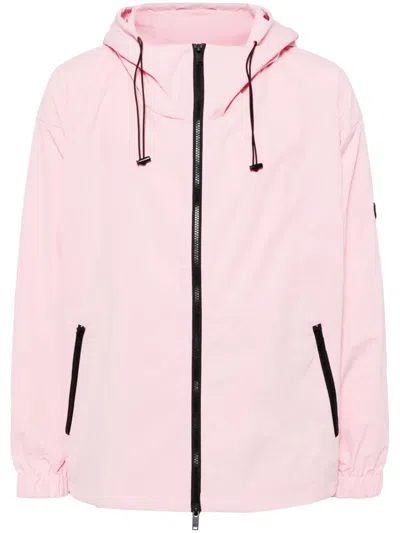 Five Cm Zip-up Hooded Windbreaker In Pink