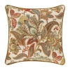 Five Queens Court August 18x18 Square Throw Pillow In Orange