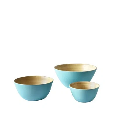 Five Queens Court Bahia Bowl Set In Aqua