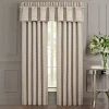 Five Queens Court Beaumont Rod Pocket Light-filtering Set Of 2 Curtain Panel In Yellow