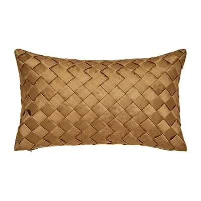 Five Queens Court Bordeaux Rectangular Throw Pillow In Brown