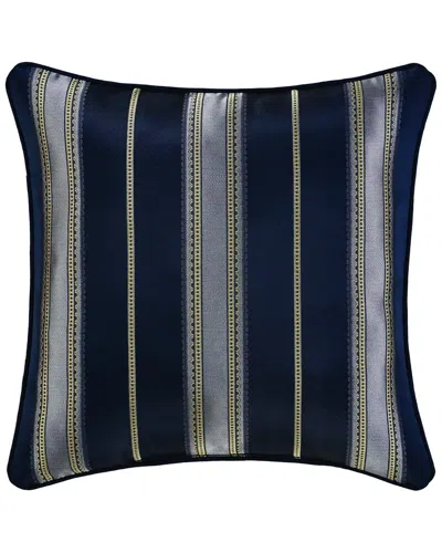 Five Queens Court Bradley Square Decorative Throw Pillow In Black