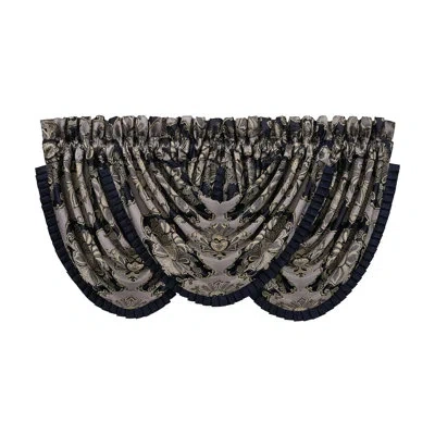 Five Queens Court Bradley Window Waterfall Valance In Multi