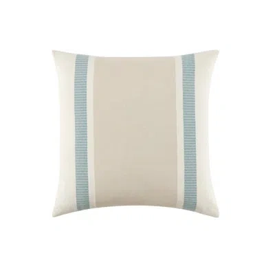 Five Queens Court Breeze 20" Square Decorative Throw Pillow Cover In Light Teal