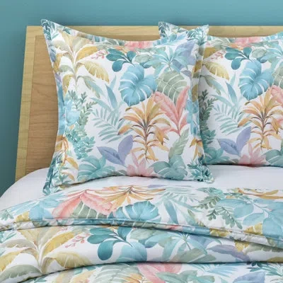 Five Queens Court Breezes Euro Sham In Aqua