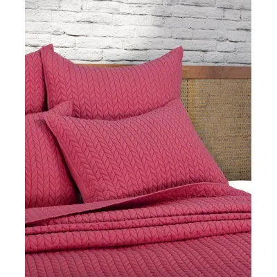 Five Queens Court Cabo Turquoise/blue/fuchsia/whie/chartreuse Polyester Microfiber Piece Sham
