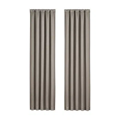Five Queens Court Darwin Curtain Panel Pair In Silver