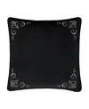 Five Queens Court Davinci Euro Sham In Black