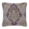 Five Queens Court Dominique Square Throw Pillow In Purple