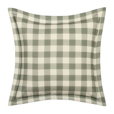 Five Queens Court Elmira Euro Sham Green
