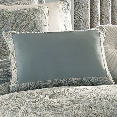 Five Queens Court Garrison Boudoir Decorative Throw Pillow In Spa