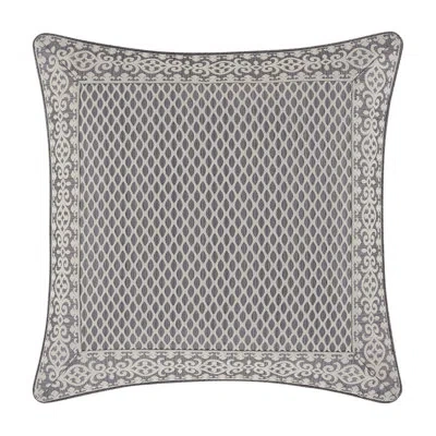 Five Queens Court Houston Euro Sham In Charcoal