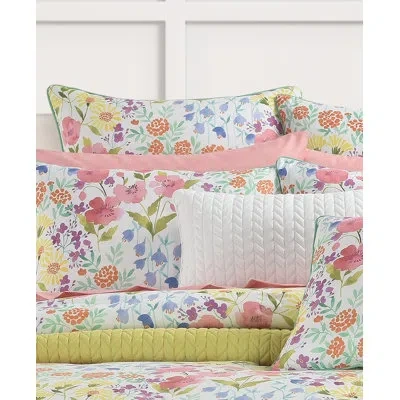 Five Queens Court Josie Turquoise Polyester Piece Sham