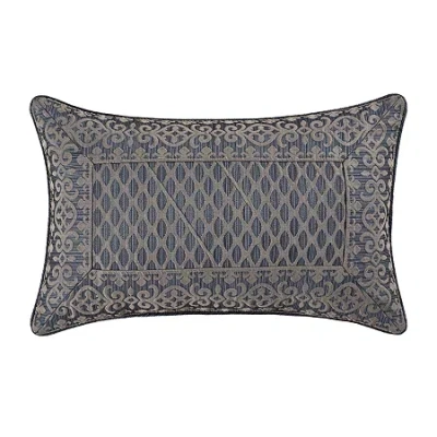 Five Queens Court Leah Rectangular Throw Pillow In Gray