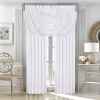 Five Queens Court Mackay Rod Pocket Light-filtering Set Of 2 Curtain Panel In White