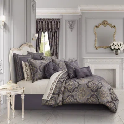 Five Queens Court Manchester 4pc. Comforter Set In Lavender