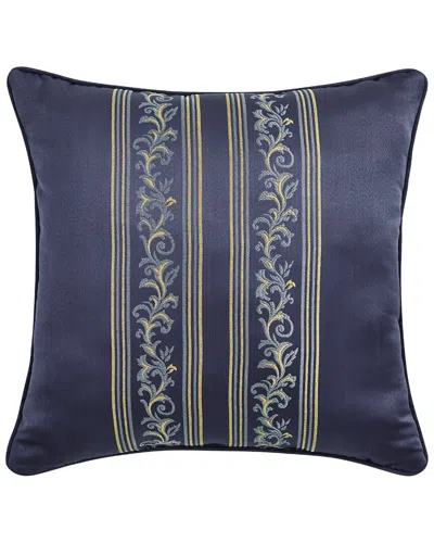 Five Queens Court Manchester Square Decorative Throw Pillow In Blue