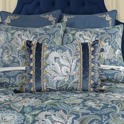 Five Queens Court Marietta 1 Pair Rectangular Throw Pillow In Blue