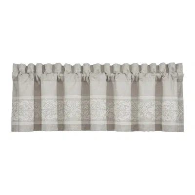 Five Queens Court Maryanne Window Straight Valance In Beige
