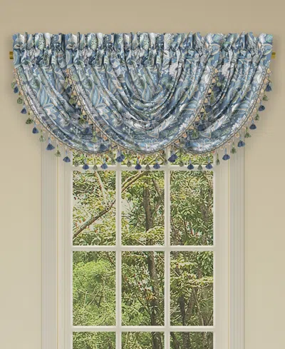 Five Queens Court Michaela Window Waterfall Valance, 33" X 43"