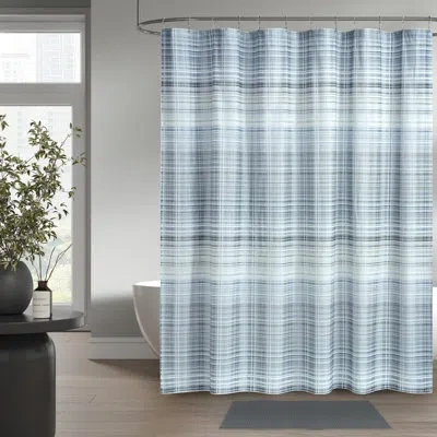 Five Queens Court Pascal Shower Curtain In Blue