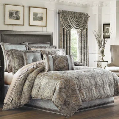 Five Queens Court Paulina Comforter Set In Stone