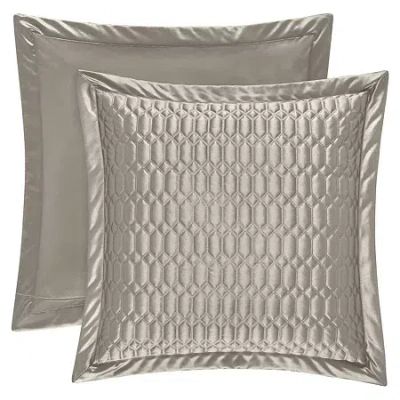 Five Queens Court Saranda Euro Sham In Gray