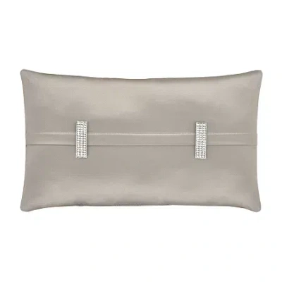 Five Queens Court Saranda Rectangular Throw Pillow In Gray