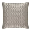 Five Queens Court Saranda Square Throw Pillow In Silver