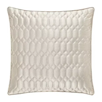 Five Queens Court Saranda Square Throw Pillow In Silver