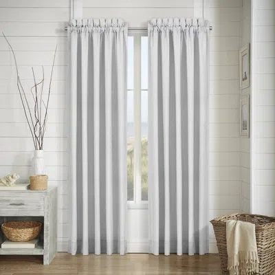 Five Queens Court Simona Curtain Panel Pair In Navy