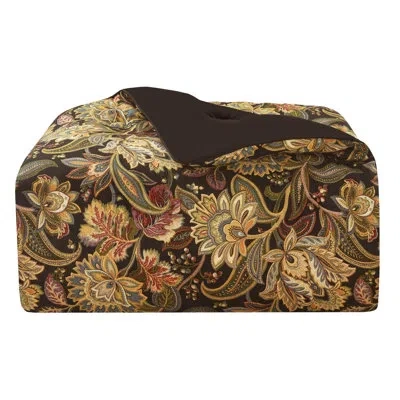 Five Queens Court Stefania Comforter Set In Black