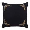 Five Queens Court Stefania Reversible Euro Sham In Black